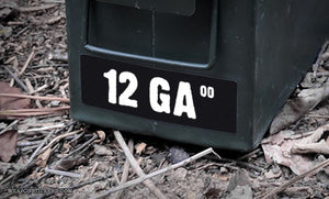 Ammo Label: 12 GA 00