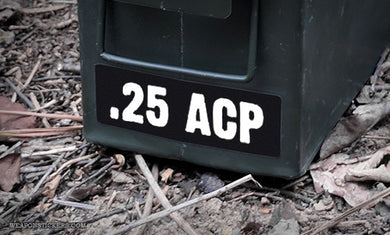 Ammo Label: .25 ACP