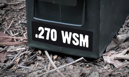 Ammo Label: .270 WSM