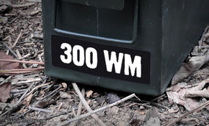 Ammo Label: .300 WM