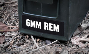Ammo Label: 6mm Rem