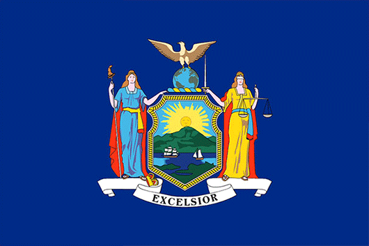 New York State Flag Sticker