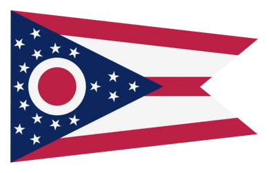 Ohio State Flag Sticker