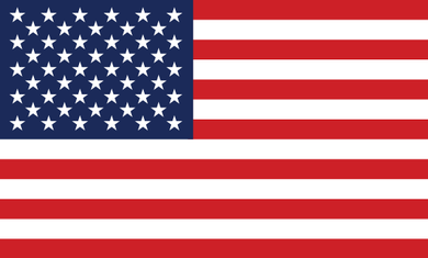 American Flag Sticker<br>(Red, White & Blue) FWD