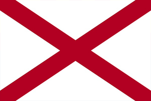 Alabama State Flag Sticker