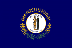 Kentucky State Flag Sticker