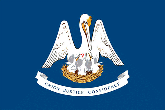 Louisiana State Flag Sticker