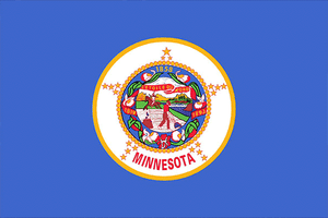 Minnesota State Flag Sticker