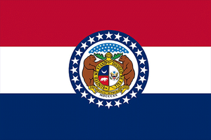 Missouri State Flag Sticker