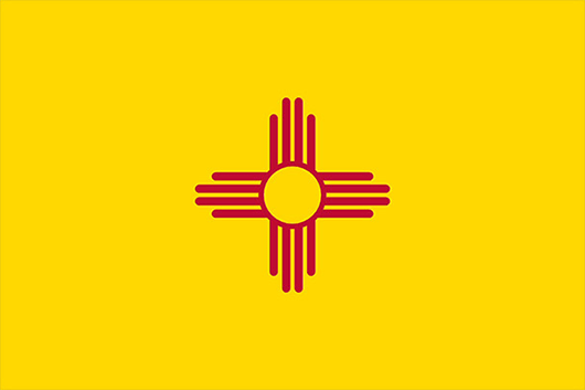 New Mexico State Flag Sticker