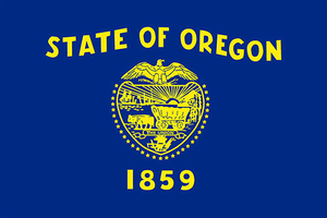 Oregon State Flag Sticker